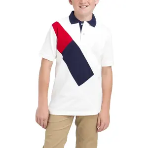 Customize Kids Clothing Summer Kids 100% Cotton Plain Children's Polo shirt Custom Logo Blank Kids Polo Shirt For Boys and Girls