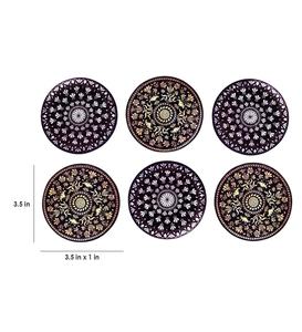 Multicolour <b>Wood</b> <b>Coasters</b> - Product Image 5