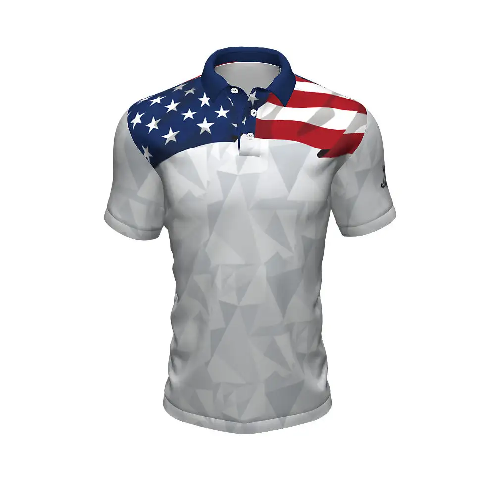 Classic Style golf shirts Quick dry polo Sublimation polo Golf Sublimated Mens Polo Sport T Shirt