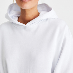 OEM Custom <b>Long</b> <b>sleeve</b> <b>Black</b> <b>crop</b> top hoodies 100% cotton hoodies - Product Image 3