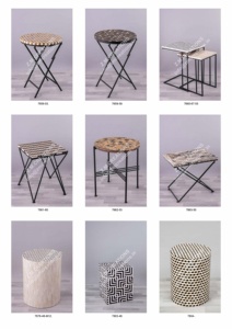 Tables basses Tables d'appoint latérales Salon Bureau et Hôtel Décoration Meubles en métal Usine Prix de gros - Product Image 3