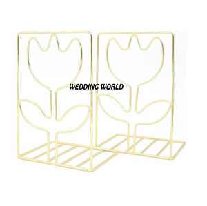 Etal ooookends able ececoration andandmade lasslassic tytylish ooookends Glated antiguo ventilado lumluminum holholesale etal ookends - Product Image 5