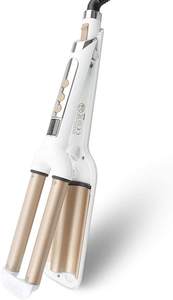 Fer à friser triple baril Beauty Three Barrel 32 mm, fer à friser triple baril pour ondulations profondes, température réglable - Product Image 4