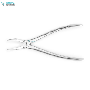 Pinzas Dentales Manuales de Acero Inoxidable para Extracción de Clavijas y Alambres, 180 mm de Longitud - Uso Ortopédico - Product Image 6