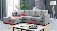 Modern Vergisiz Masif Ahşap Köşe Koltuk Takımı Kapitone Tasarım Modüler Chesterfield Depolama Alanlı Otel Atölye Daire Yaşam Alanı