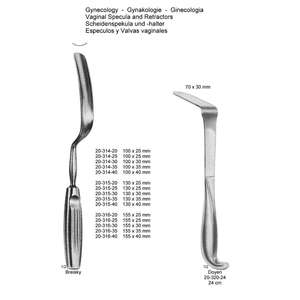 BREISKY NAVRATIL Espéculos y retractores vaginales Instrumentos quirúrgicos de ginecología de acero inoxidable de calidad alemana - Product Image 2