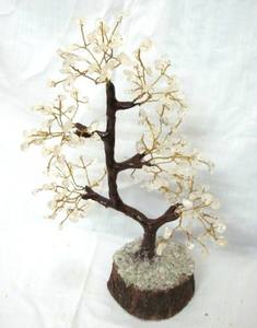 Venta en línea de piedra preciosa tallada de cristal cuarzo Step Tree Agate técnica artesanal - Product Image 1