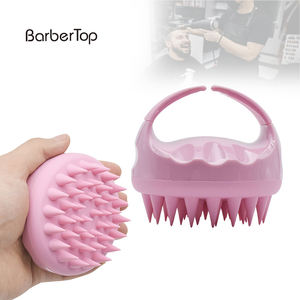 Champú de silicona para masaje de cabeza, cepillo de masaje para el <span class=keywords><strong>cuero</strong></span> <span class=keywords><strong>cabelludo</strong></span>, peine para lavar el cabello, cepillo de ducha corporal, Spa, cepillo de masaje adelgazante - Product Image 3