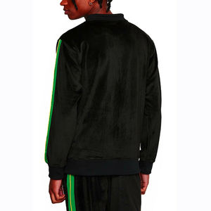 สีที่กำหนดเองใหม่กีฬาผู้ชายติดตามชุดวิ่งสวมปิดซิป - Product Image 3