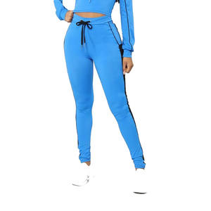 คุณภาพสูงผู้หญิงปิดซิป Hood กับกางเกงที่กำหนดเองโลโก้ - Product Image 6