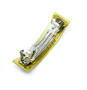 Accesorio para el cabello con cuentas tribales africanas 2020, pinza para el pelo de latón esmaltada geométrica antigua con textura dorada - Product Image 4