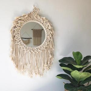 Miroir en macramé de haute qualité - Product Image 1