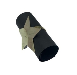 ที่กำหนดเองขายส่งตารางดาวรูปร่างการออกแบบผ้าเช็ดปากแหวนแต่งงานตกแต่งแหวนผ้าเช็ดปากสำหรับร้านอาหาร - Product Image 1