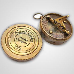 Nautical <b>Antique</b> Brass Pocket <b>Compass</b> with Poem Engraving Vintage Navigation <b>Compass</b> for Camping Hiking Travel Graduation Gift - Product Image 3