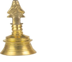 Clochette en laiton pur, faite à la main, de haute qualité pour décoration de maison, Temple et clochette en laiton, expédition gratuite - Product Image 1