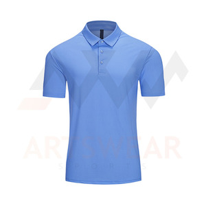 Mens Polo Chemise À Séchage Rapide Lâche Fit Couleur Différentes À Manches Courtes Sports D'été 100% Coton Logo Personnalisé Unisexe Polo Chemises 2022 - Product Image 3