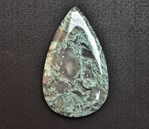 หินมอสส์อาเกต Cabochon,อัญมณีอาเกตสำหรับทำอัญมณีแฮนด์เมดหินโมราอัญมณีขัดหินโมรา - Product Image 6