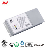 Controlador LED de Corriente Constante Antron 50W IP64, Atenuación 3 en 1 (PWM/1-10V/Rx), Garantía de 5 Años, Salida Única 1250mA, Entrada 347V