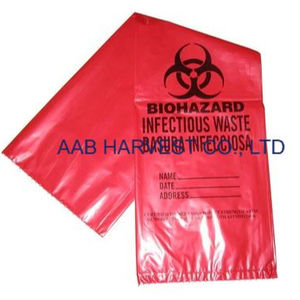 Custom Design Biohazardous <b>Waste</b> <b>Bags</b> Yellow <b>Clinical</b> Garbage <b>Bags</b> LDPE/HDPE Material ISO14001 SGS Certified Customizable Size - Product Image 4