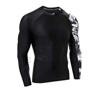 Protecteur de Rash pour hommes, conception personnalisée, haute qualité, tissu respirant 100% Polyester, offre spéciale - Product Image 1