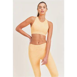 สปอร์ตบราผ้าแจ็คการ์ดลายดอกไม้,เสื้อชั้นในสำหรับใส่ออกกำลังกาย - Product Image 3