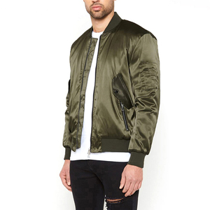 Wholesale High Quality <b>Light</b> <b>Weight</b> Winter Wear 2022 Customized Logo Printing New design Satin <b>Jacket</b> For Men - Product Image 1