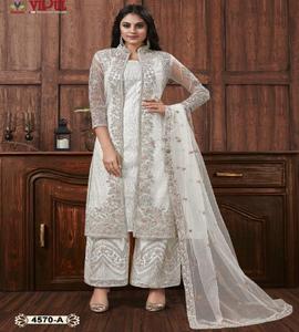 Wholesale Indian Designer <b>Dress</b> <b>for</b> <b>Women</b> Latest Cotton Ethnic Wear Anarkali Salwar <b>Suit</b> - Product Image 4