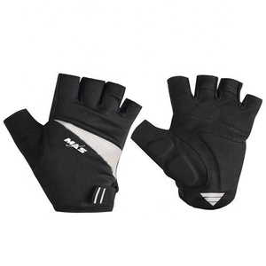 ถุงมือปั่นจักรยานครึ่งนิ้วสำหรับผู้ชายและผู้หญิง, ถุงมือปั่นจักรยานเสือภูเขาระบายอากาศได้สำหรับออกกำลังกายกลางแจ้ง - Product Image 1