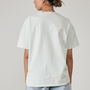 Tops pour femmes OEM, extensibles dans quatre sens, ajustés, col rond, col roulé, manches courtes, t-shirts pour femmes - Product Image 3