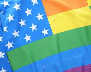 América bandera Arco Iris Lgbt orgullo moda Jersey sudadera Unisex con capucha - Product Image 6