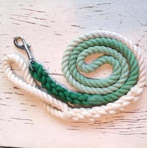 Regalo para Amantes de los Perros, Correa de Cuerda Verde para Perro, Elegante y Hermosa - Product Image 1