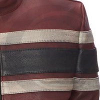 Chaqueta de Moda para Hombre de Primavera y Otoño, de Piel de Oveja, Casual, con Cierre, Cuello Alto Tejido, Talla Grande, Impermeable, con Logotipo Personalizado