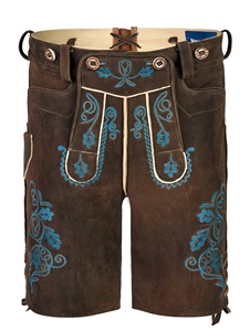 Lederhosen allemands tendance pour hommes, grande taille, en cuir de chèvre de qualité supérieure, style traditionnel vintage, écologique, tenue d'Oktoberfest personnalisée - Product Image 2