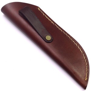 Bonito diseño, precio de fábrica más vendido, Funda de cuero de grano rico hecha a mano para cuchillos de hoja fija - Product Image 3