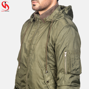 Chaqueta de Piloto de Poliéster y Seda Ecológica de Alta Calidad, Resistente al Viento, con Logotipo Personalizado, Cierre de Cremallera, Talla Grande, para Hombre, Invierno - Product Image 6