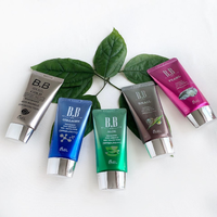 Crème BB Ekel 50ml - 5 types de collagène, aloès, or d'escargot, escargot, perle - Fabriqué en cosmétique coréen - Maquillage de style coréen