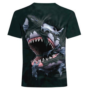 Venta al por mayor personalizado impreso 100% algodón hombres manga corta Camiseta poliéster en blanco sublimación diseño - Product Image 2