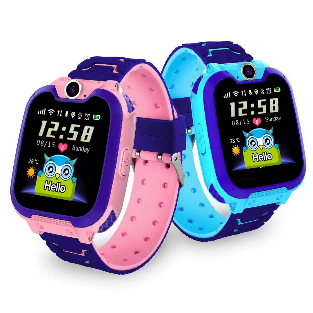 Wählen Sie Anruf Smart Watch Armband Armband mit 2G Telefon Sim Spiel Kamera Musik GPS Silikon Smartwatch für Kinder Kinder