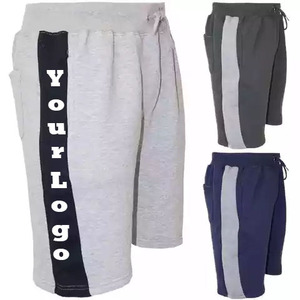 Pantalones cortos de gimnasia informales de cintura media para hombre, de talla grande, personalizables, bordados, de secado rápido, transpirables, de algodón, con cierre de cintura elástica - Product Image 1