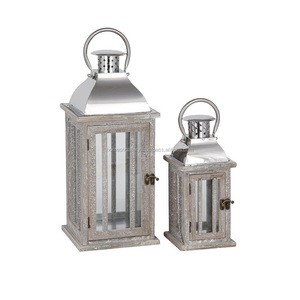 Lanterne à bougie en verre en métal cuivre de luxe fait à la main pour la décoration de Noël à la maison boîte d'impression personnalisée emballée élégante - Product Image 3