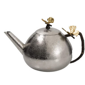 กาน้ำชาดำกล้วยไม้โลหะ - Product Image 3