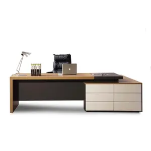 Luxury boss table and desk simple modern manager executive table