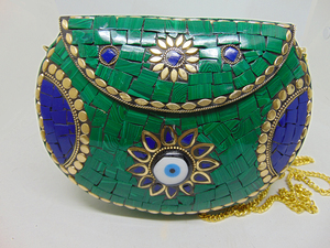 Wedding Evening Clutch Women Clutch <b>Bag</b> Hot Sale Clear Acrylic Popular Evil Eye Party Light Handbag Handmade Fashionable Style - Product Image 4