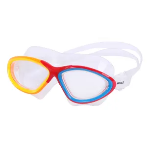 China Swimming Scuba Mask Summer Swim White Goggles UV Protection Silicone Adult Waterproof Glasses
