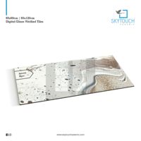 Carreaux de sol en porcelaine polie effet marbre italien, blanc brillant, exportés, 24x48 60x120cm, prix en Inde