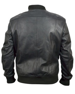 Chaqueta de Cuero Genuino Shia Labeouf con Bandera de Estados Unidos, Chaqueta de Moda Impermeable y Transpirable 100% Fibra de Poliéster, Tallas XS a XXXXL - Product Image 2