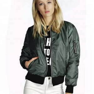 Ladies Bomber <b>Jackets</b> Wholesale Fashion Winter Blank Bomber <b>Jackets</b> - Product Image 3