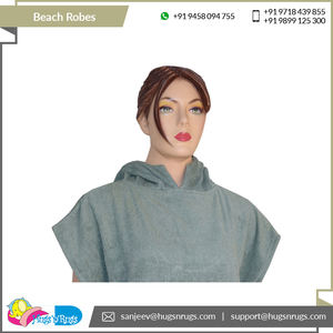 Meilleure conception de broderie Logo approvisionnement en gros 100% coton robes de plage zéro torsion au prix de gros du principal fournisseur - Product Image 4