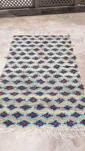 Indio al por mayor hecho a mano 100% Lana, Picnic marroquí bereber alfombra tapiz tejida de lujo de la habitación corredor de piso alfombra de oración - Product Image 4