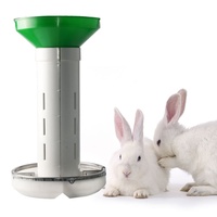 Mangeoire à lapins en PVC de haute qualité, grande capacité, prix abordable, accessoires pour cage à lapins européenne, emballage carton Chine, vente chaude en usine